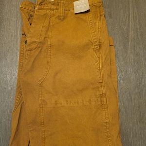 Madewell Relaxed Straight Workwear Pants NWT